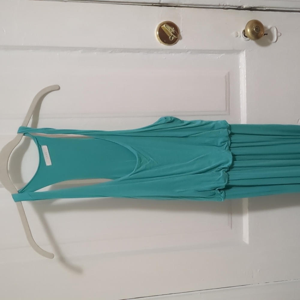 Blue/Green Maxi Dress